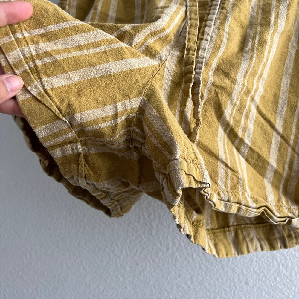 Uniqlo Striped Linen Blend Shorts - Picture 4 of 6